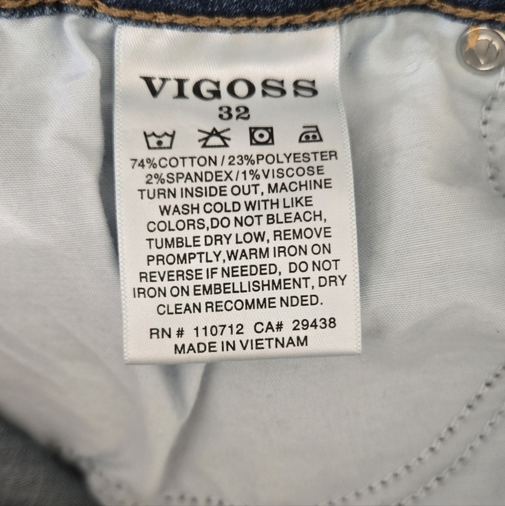 Vigoss Women's Blue Bootcut Jeans-Size 32 - Picture 3 of 7